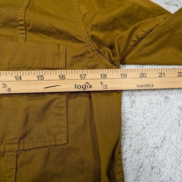 Everlane Dress Women's 2 Brown Brass Modern Utility Shirtdress Button Down Belt - Picture 4 of 8